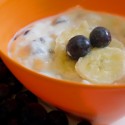 Banana and Blueberry Raita
