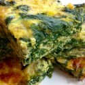 Crustless Spinach Quiche Squares