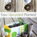 Easy Upcycled Planters