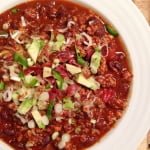 Chicken Chili with Black Beans & Veggies