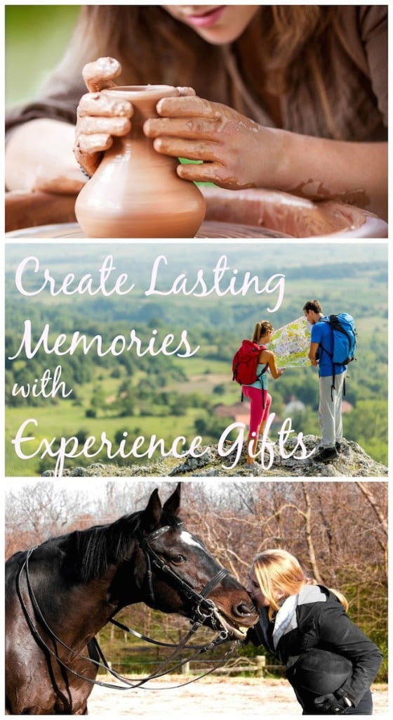 Experience gifts are a fun & creative way to create memories without giving "stuff"
