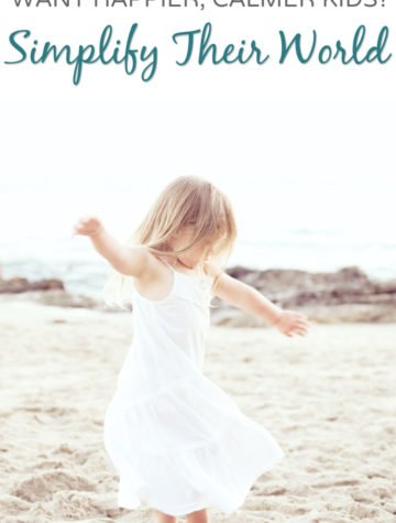 Happy preschool girl enjoying a simple day at the beach