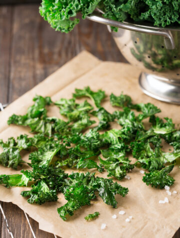 Crispy Homemade Baked Kale Chips