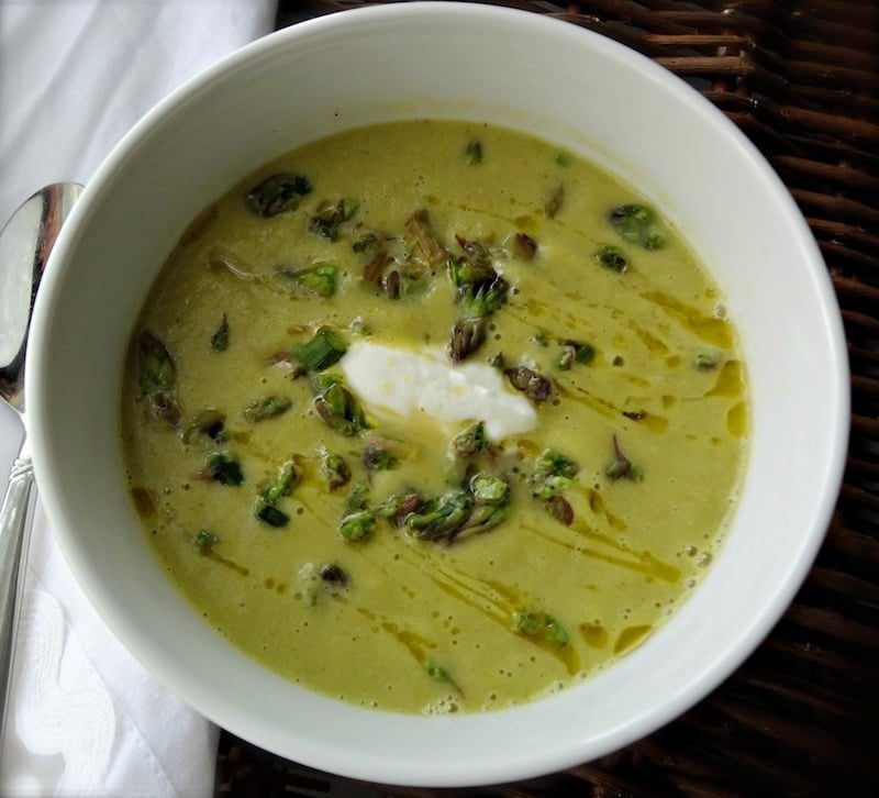 asparagus avocado soup