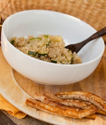 Garden Vegetable Quinoa school lunch recipe