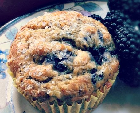 Maple Blackberry Muffins