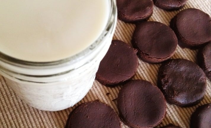 vegan chocolate mint cookies