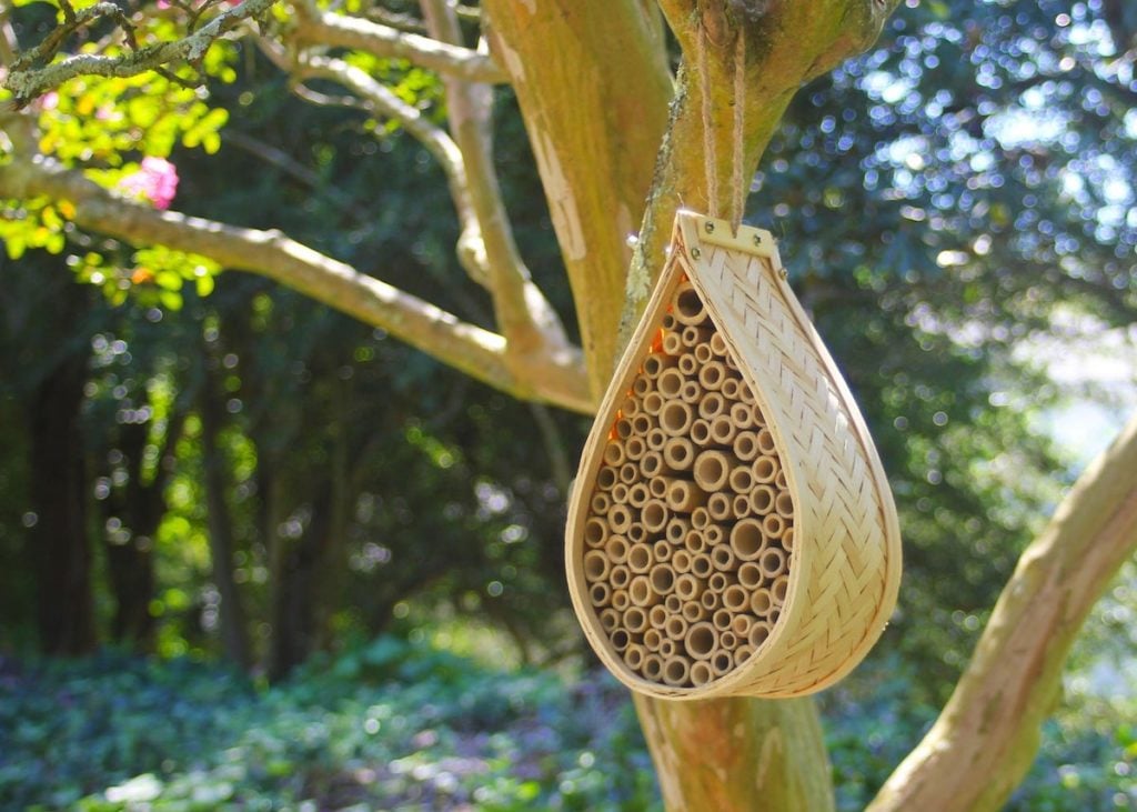 Bee hotel for solitary bees