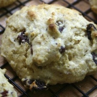 Lemon Cherry Cornmeal Scones