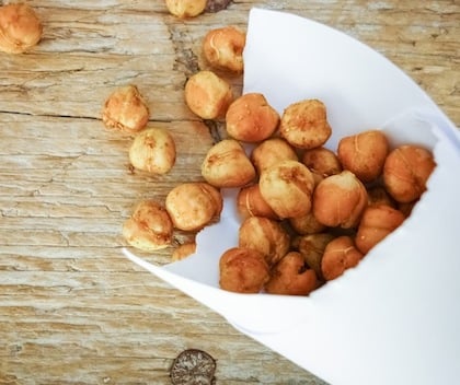 Healthy Snack: Honey Cinnamon Roasted Chickpeas