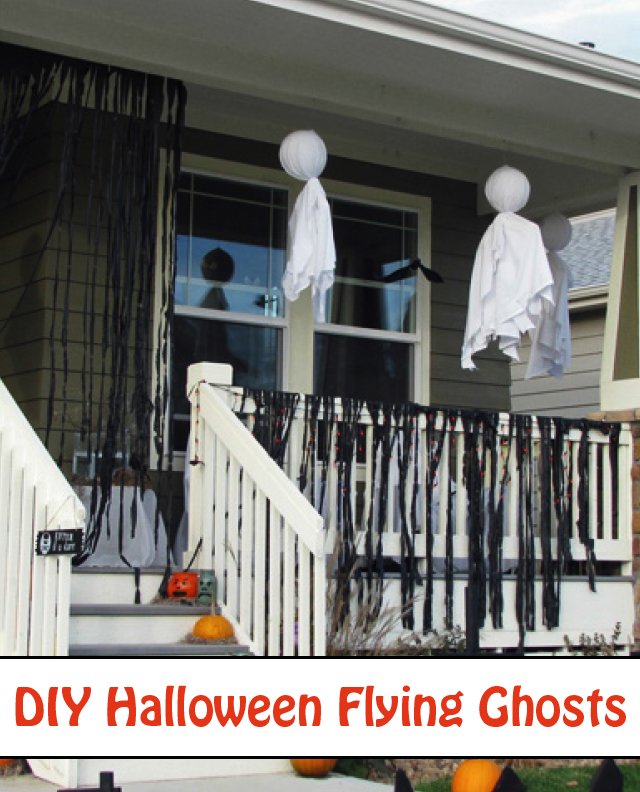 DIY ghost decoration