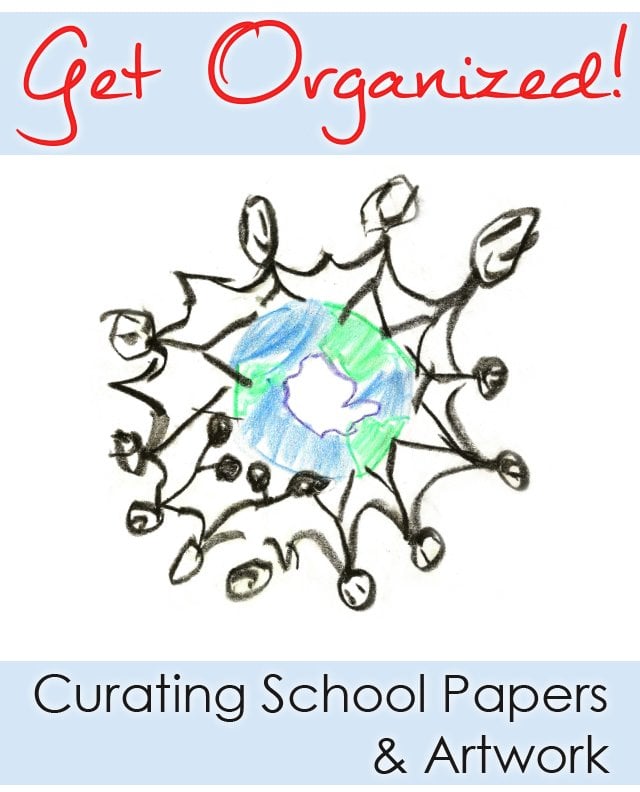 How to sort and organize your child's artwork and school papers