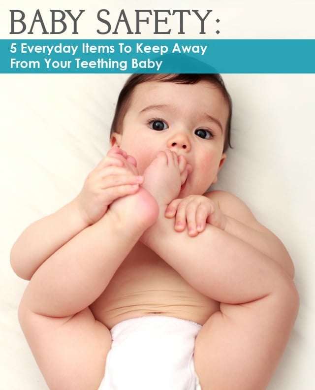 Baby putting toes in his mouth - all about baby safety