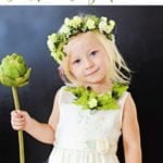 Child in nature inspired Halloween costume