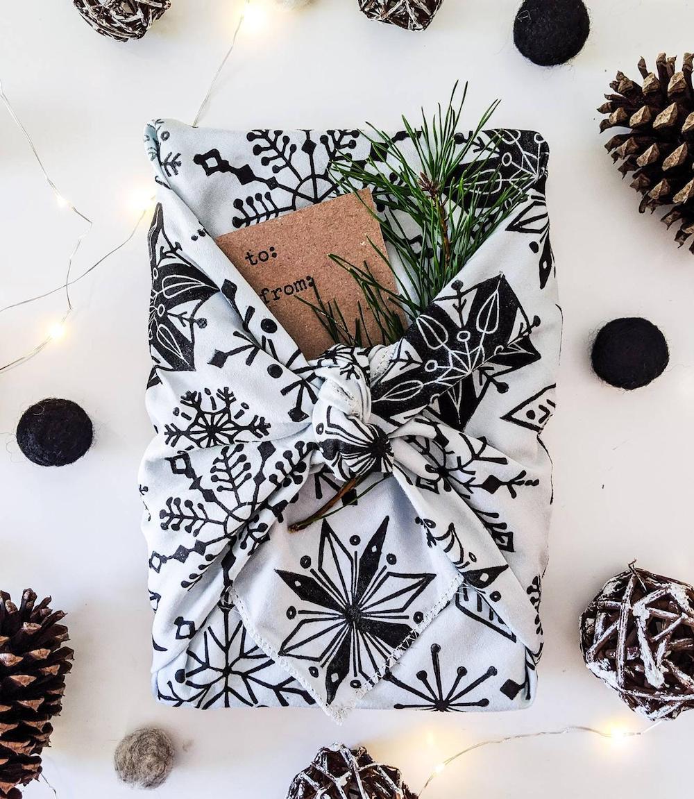 Fabric gift wrap