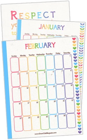 basic yearly planner set free printable