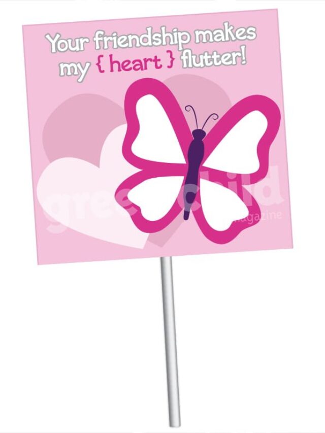 The Cutest Free Printable Valentine’s Day Lollipop Covers Story