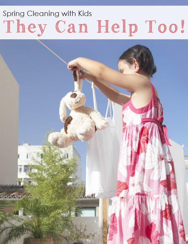 Spring Cleaning with Kids:  They Can Help, Too!