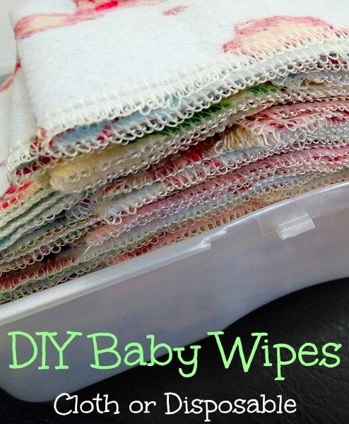 Diy Baby Wipes Cloth Or Disposable