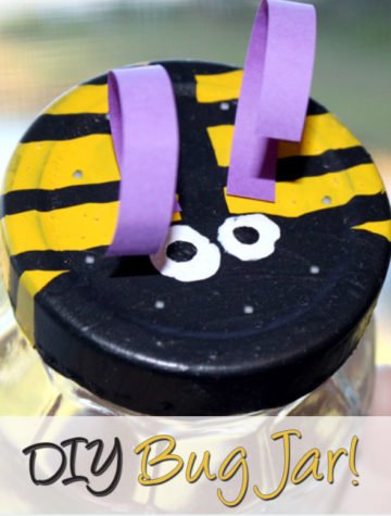 Your child will love customizing an old jar into his or her favorite critter. Take it outside and let the exploring begin!