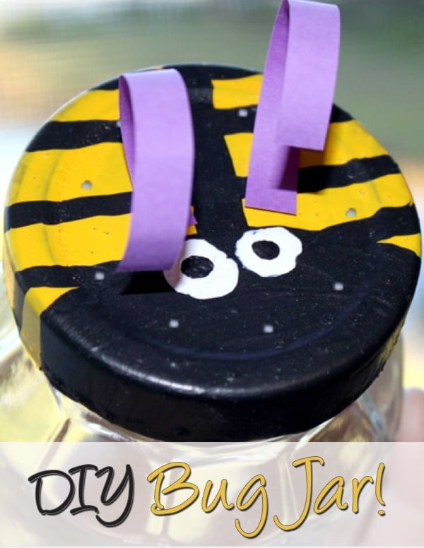 DIY bug jar for kids