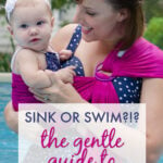 gentle parenting guide to swimming lessons