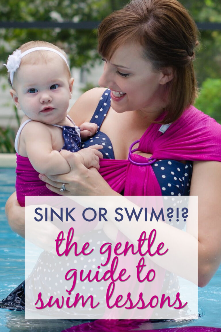 The Gentle Parenting Approach to Baby Swimming Lessons and Rethinking “Sink or Swim Training”