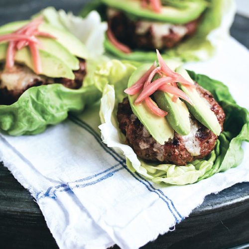 Juicy Burgers with Gruyere