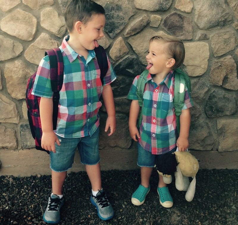 Keep the crazy outtakes... How to capture great first day of school photos