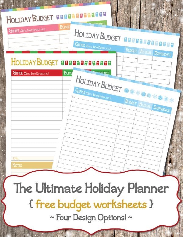 The Ultimate Printable Free Holiday Planner Template