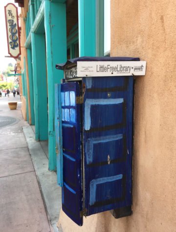 Tardis Little Free Library in Manitou Springs, CO