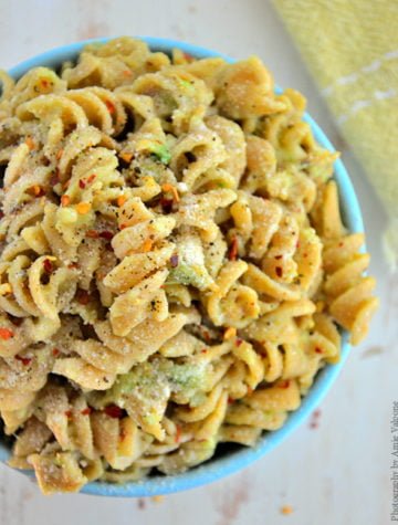 Avocado mac and cheese is healthy and unbelievably good.