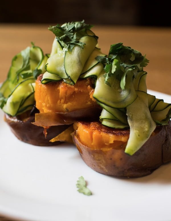 Sweet Potato with Pickled Zucchini