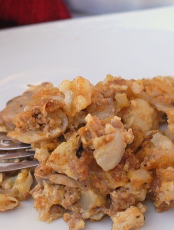 Cauliflower Mushroom Dressing - Grain free, Wheat free