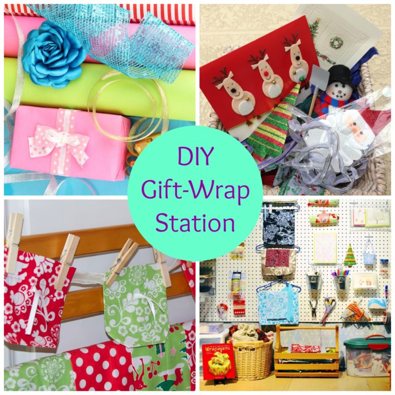 DIY Gift Wrapping Station