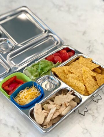 Healthy school lunch ideas - chicken nachos