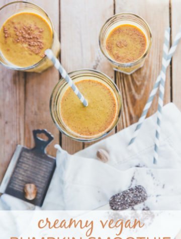 Vegan Pumpkin Smoothie