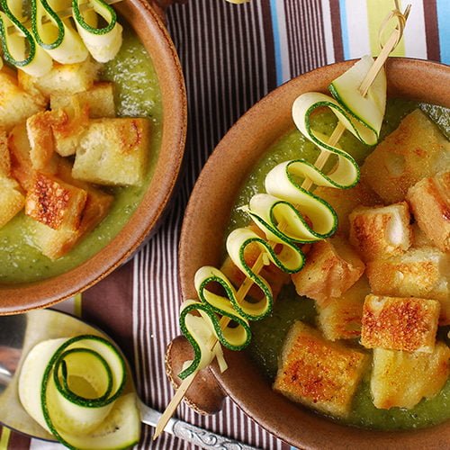 Slow Cooker Creamy Zucchini Soup A summer favorite