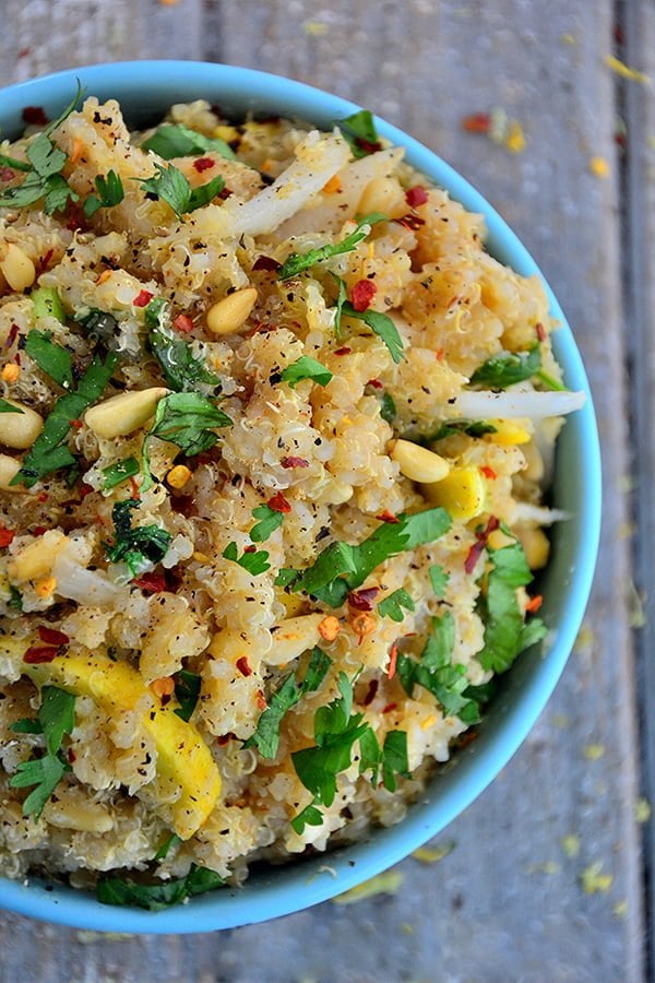 Honey Lemon Quinoa Bowl