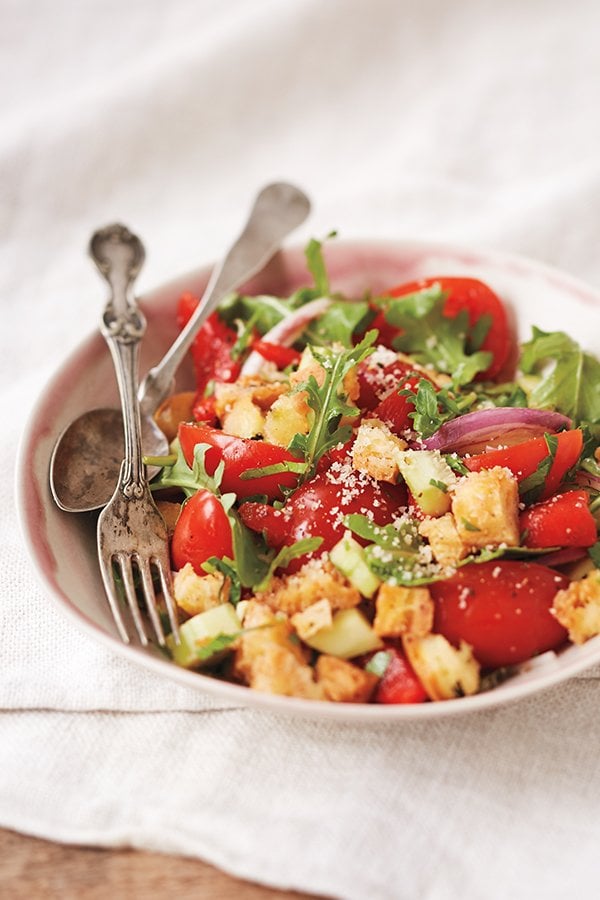 Healthy Gluten-free Panzanella