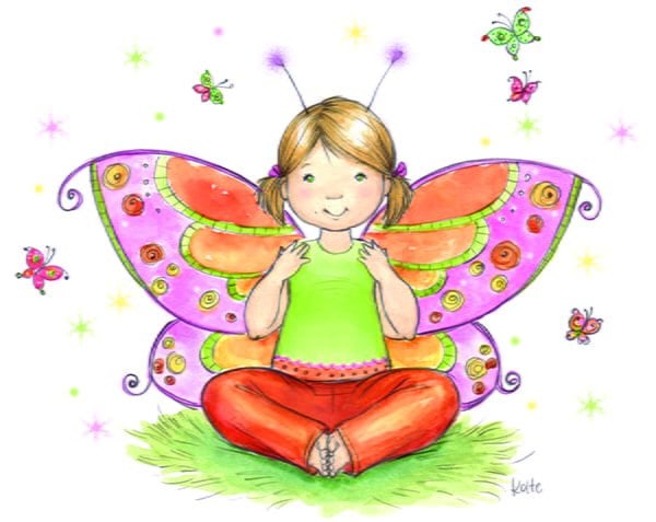 ABCs of Yoga for Kids butterfly