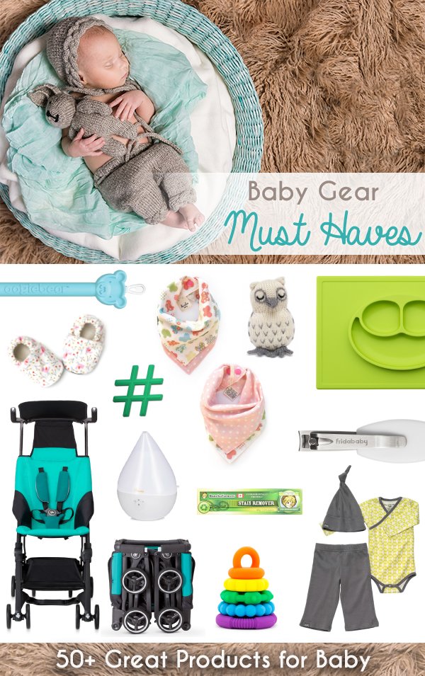 The best items for baby! From layette to gear, this list has everything you *actually* need