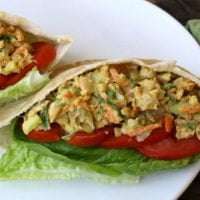 chickpea pita salad