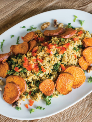 Sweet Yams with Rice