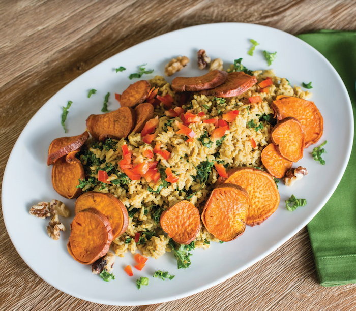 Sweet Yams with Rice