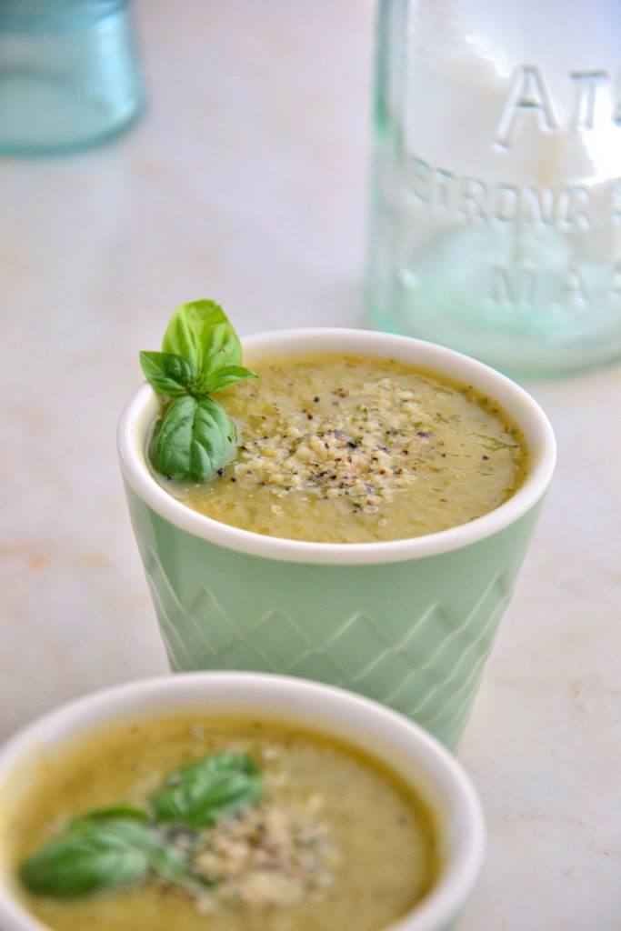 Simple Zucchini Tarragon Soup