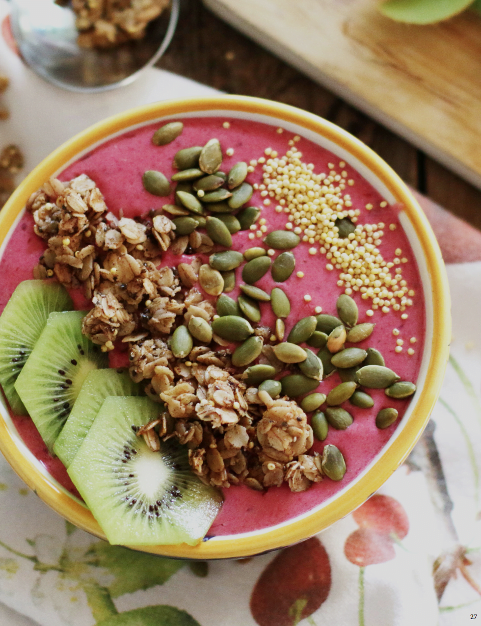 Coconut Raspberry Cooler Smoothie Bowl