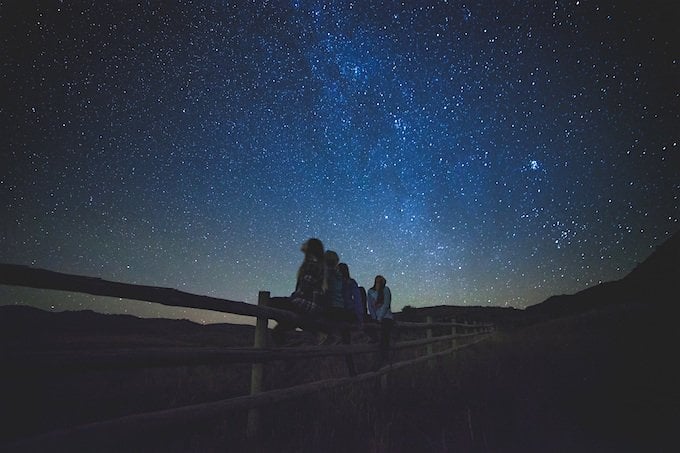 The night sky is full of stories, adventures, and curiosities. Not only is gazing into the sky one of many ways to encourage your child’s natural love of learning, it’s also a step toward raising thoughtful, introspective, universe-conscious people. 