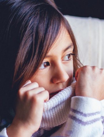 Nutritional support for a child dealing with anxiety