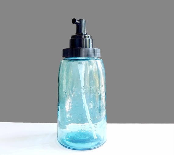 DIY Foaming Hand Soap lid for Mason Jar